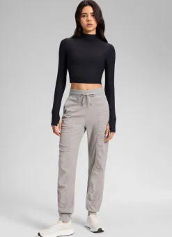 Striped Ruched Pocket Jogger 30''