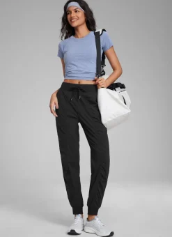 Striped Ruched Pocket Jogger 28''
