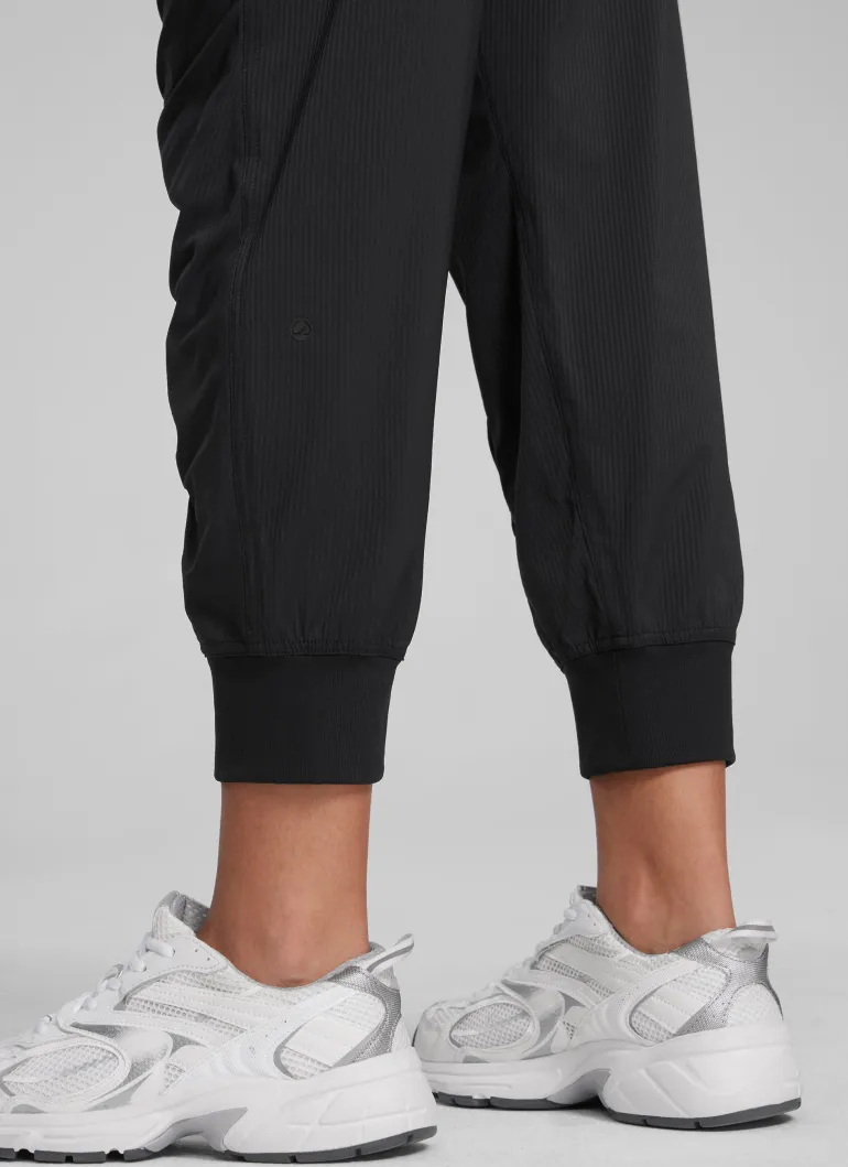 Striped Ruched Pocket Jogger 26''