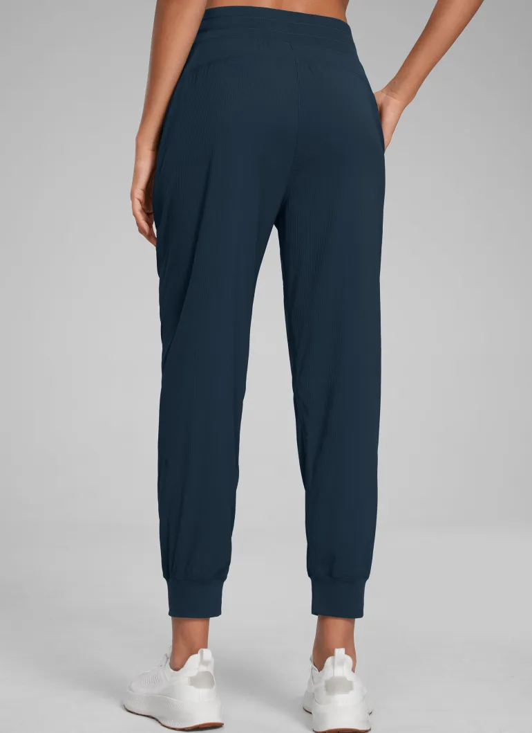 Striped Ruched Pocket Jogger 26''