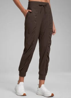 Striped Ruched Pocket Jogger 26''