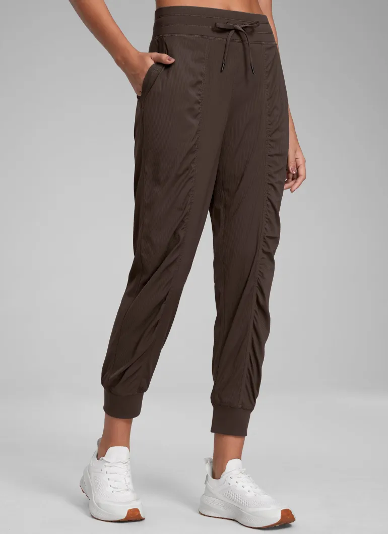Striped Ruched Pocket Jogger 26''