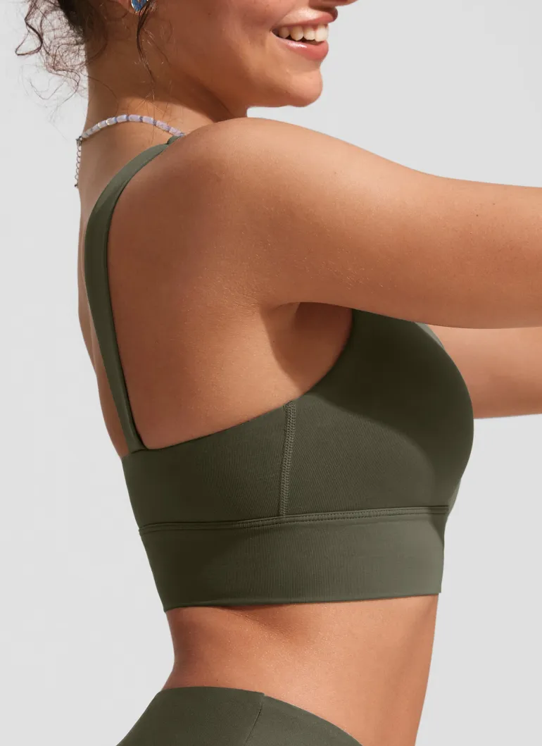 Supportive Modest Wide Straps Bikini Top