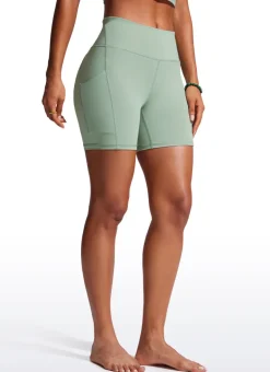 Swim Board High Rise Liner Pocket Shorts 6''