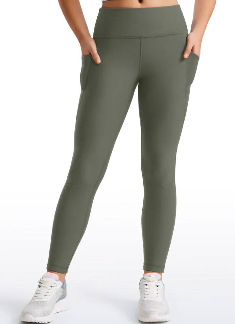 Thermal Fleece Lined Soft Girls Water-Resistant Pocketed Leggings