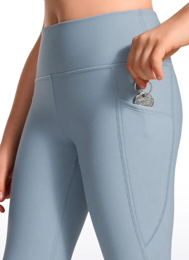 Thermal Fleece Lined Soft Girls Water-Resistant Pocketed Leggings