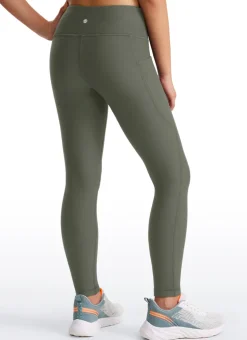 Thermal Fleece Lined Soft Girls Water-Resistant Pocketed Leggings