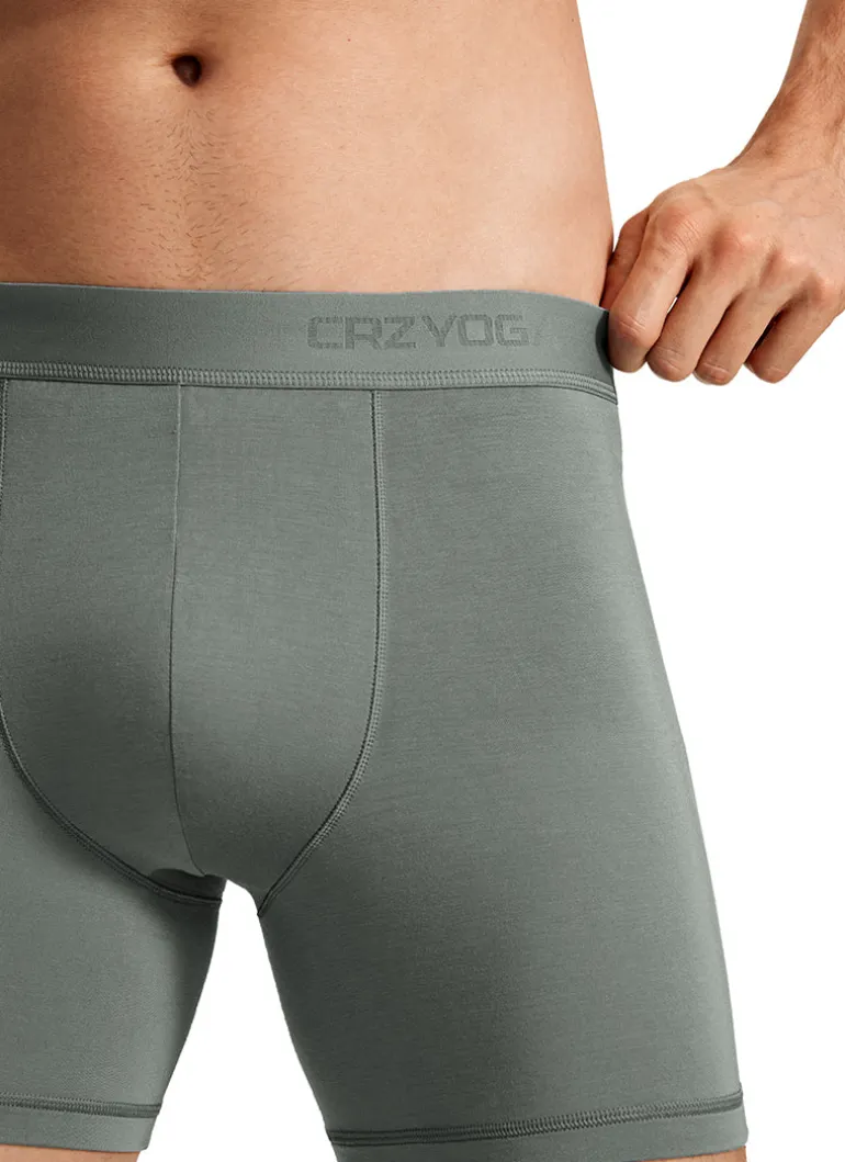 Ultra-Soft Modal Double Lined 5" Boxer Underwear (3-Pack)