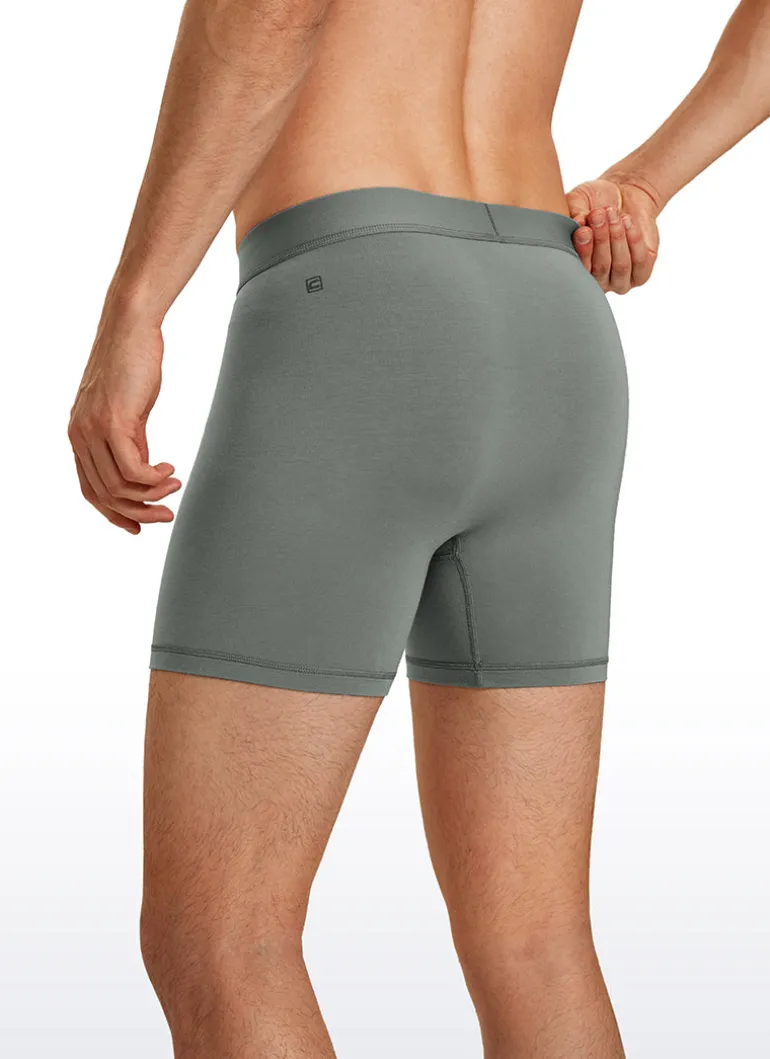 Ultra-Soft Modal Double Lined 5" Boxer Underwear (3-Pack)