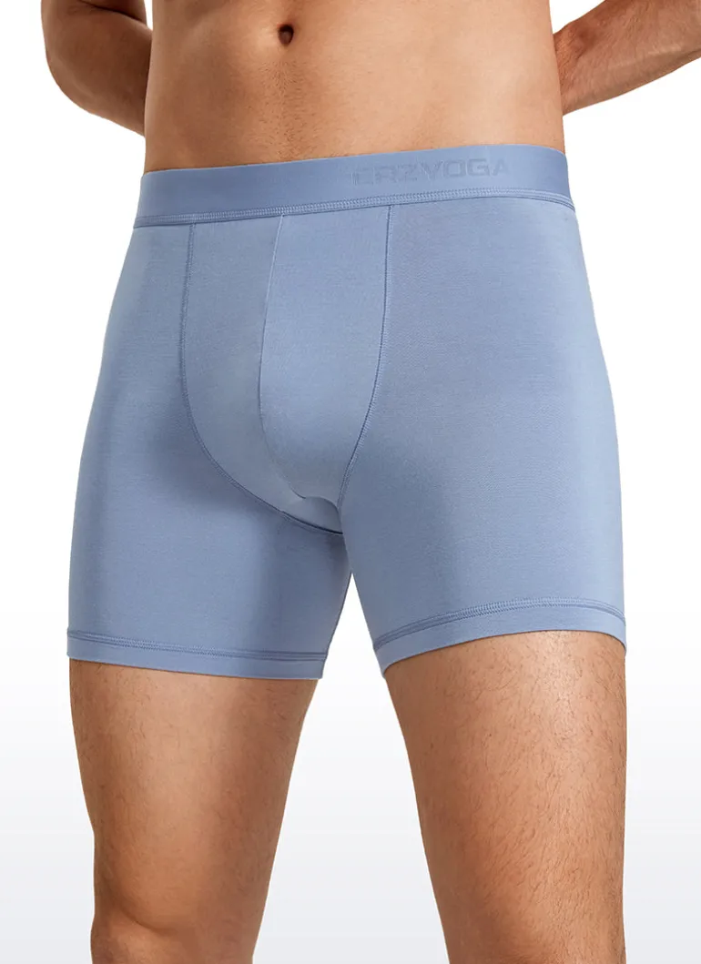 Ultra-Soft Modal Double Lined 5" Boxer Underwear (3-Pack)