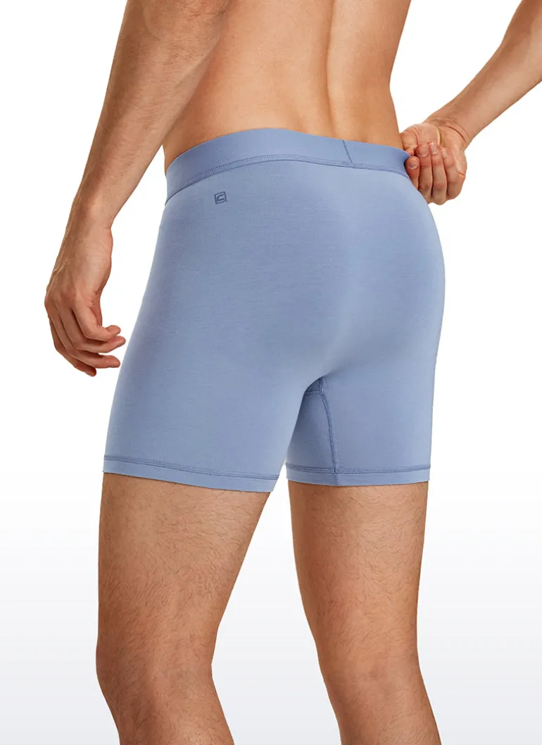 Ultra-Soft Modal Double Lined 5" Boxer Underwear (3-Pack)