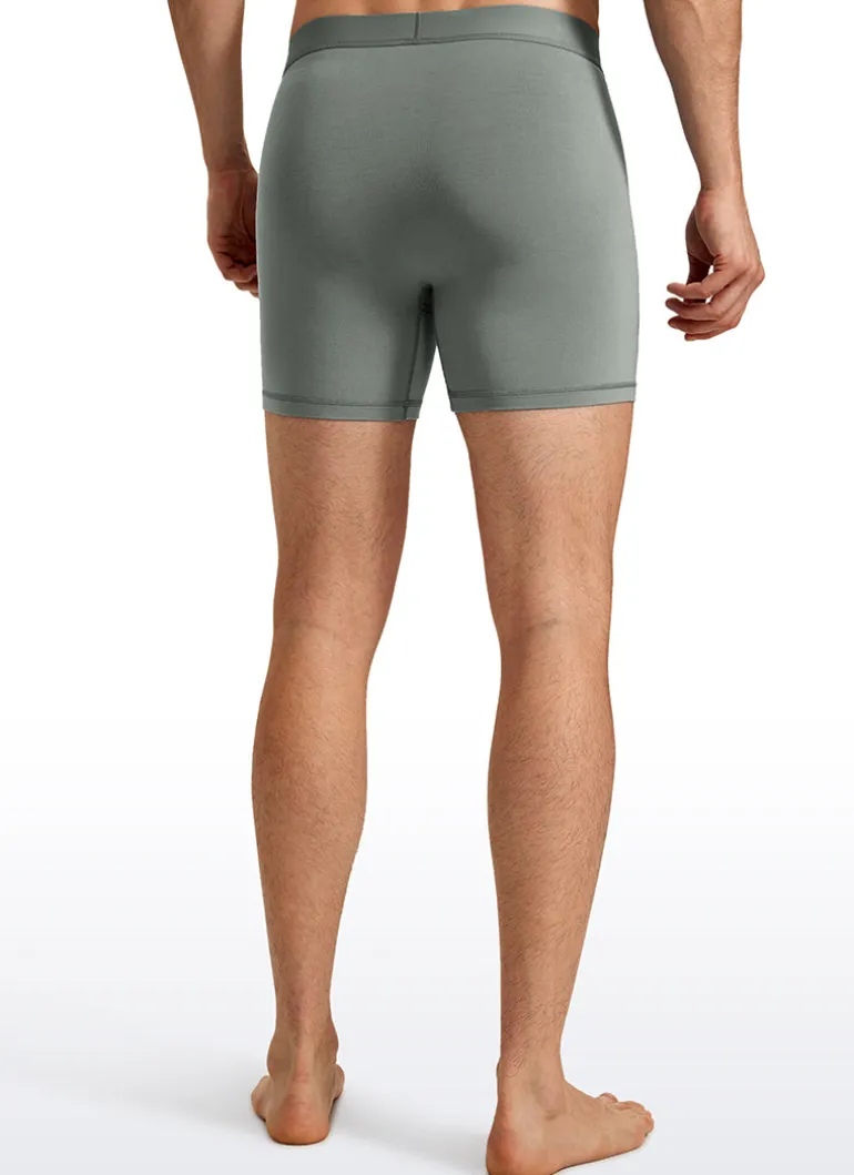 Ultra-Soft Modal Double Lined 5" Boxer Underwear (3-Pack)