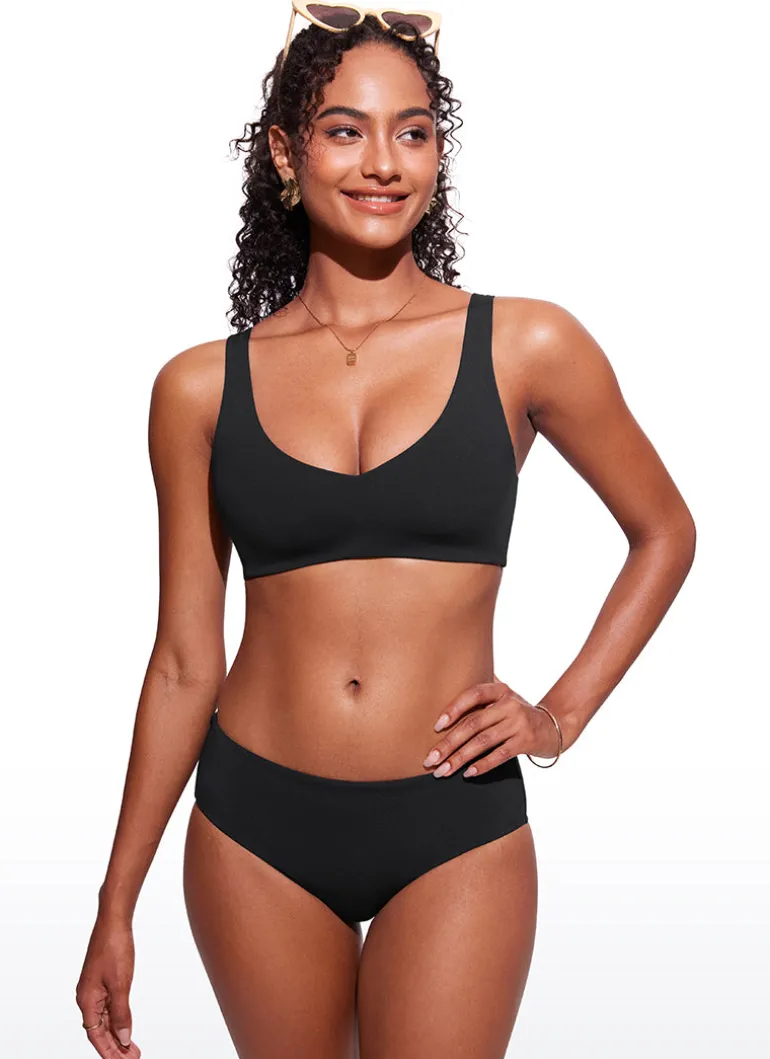 V Neck Bikini Padded Tops