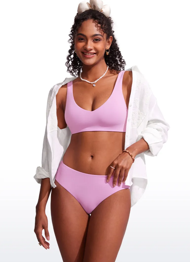 V Neck Bikini Padded Tops