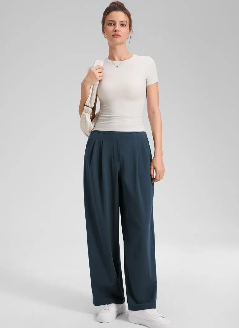Walk the City Pocket Wide Leg Pant 29"