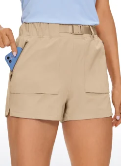 Waterproof Hiking Belt Shorts 3''