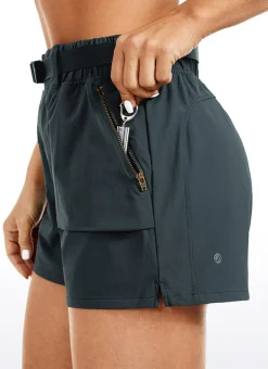 Waterproof Hiking Belt Shorts 3''