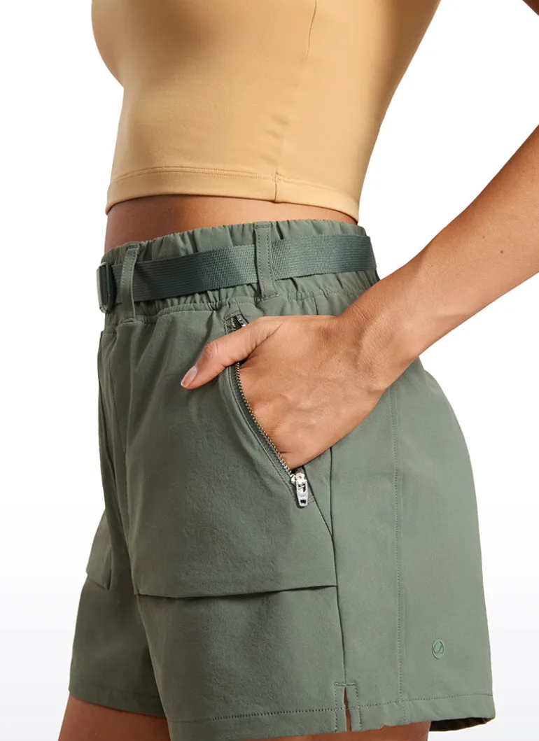 Waterproof Hiking Belt Shorts 3''
