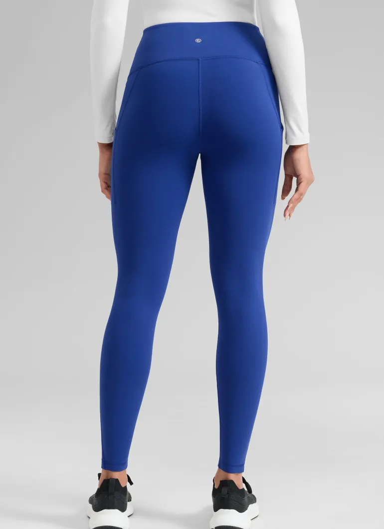 Water Resistant Fleece Lined Pocket Legging 28"