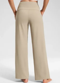 Wide Leg Faux Fly Pocket Pant 30